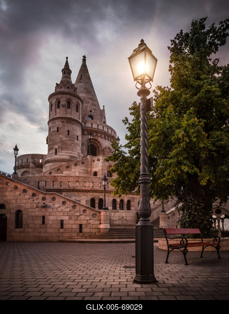 Halászbástya-stock-foto