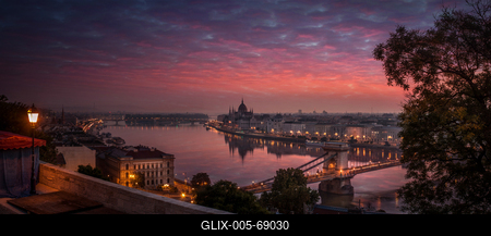 Buidapesti panoráma-stock-foto