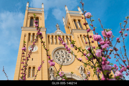 Fót, Szeplőtelen fogantatás templom-stock-foto