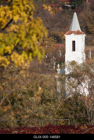 Szentendrei Szabadtéri Néprajzi Múzeum-stock-foto