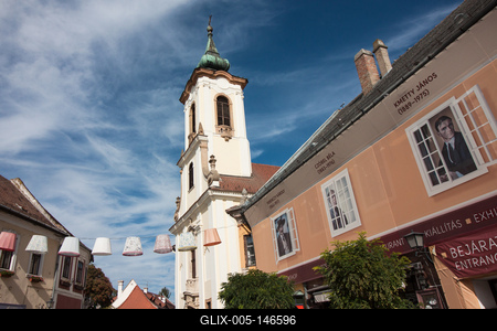 Szentendre, Fő tér-stock-foto