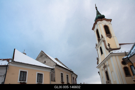 Szentendre, Fő tér-stock-foto