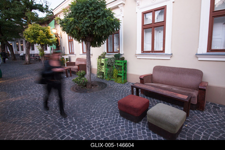 Szentendre, Dumtsa Jenő utca-stock-foto