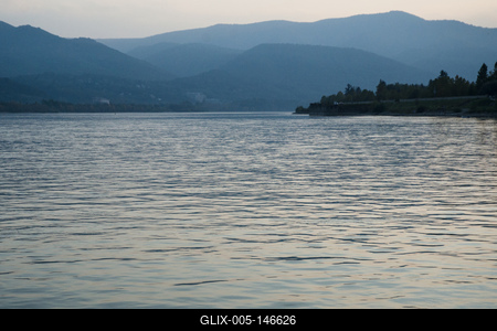 A Dunakanyar látványa-stock-foto