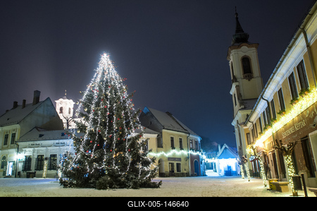 Szentendre, Fő tér-stock-foto