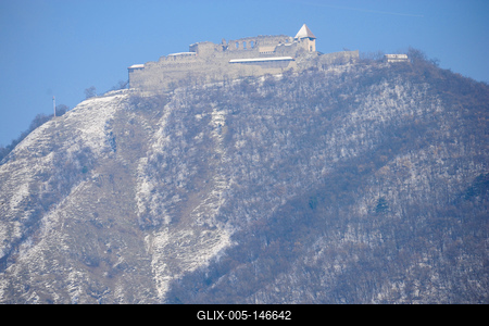 Visegrád, Fellegvár (Visegrádi vár)-stock-foto