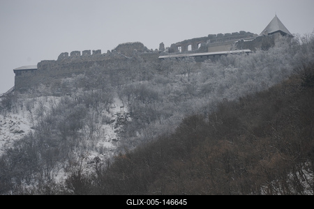 Visegrád, Fellegvár (Visegrádi vár)-stock-foto