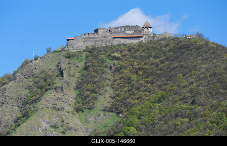 Visegrád, Fellegvár (Visegrádi vár)-stock-foto