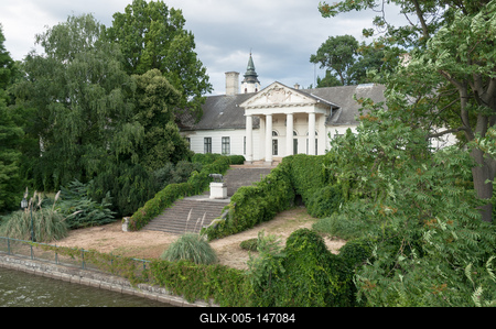 Szarvas, Bolza-kastély-stock-foto