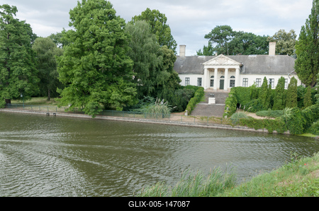 Szarvas, Bolza-kastély-stock-foto