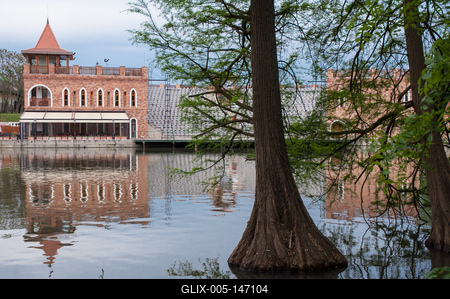 Szarvas, Vízi Színház-stock-foto
