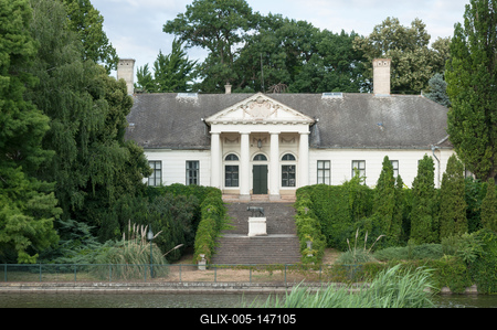 Szarvas, Bolza-kastély-stock-foto