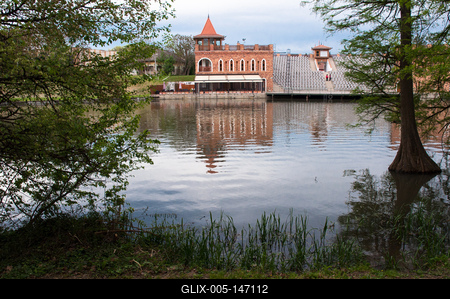 Szarvas, Vízi Színház-stock-foto
