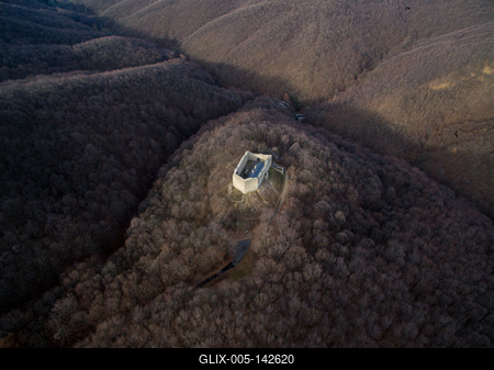 Márévár a Mecsekben-stock-foto