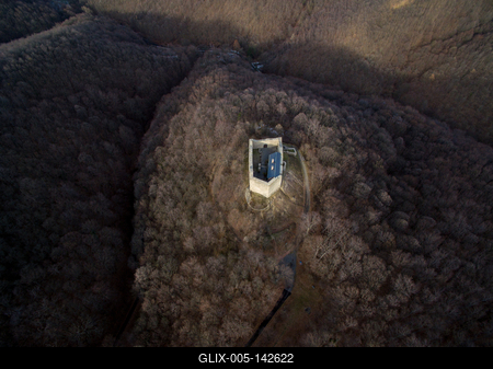 Márévár a Mecsekben-stock-foto