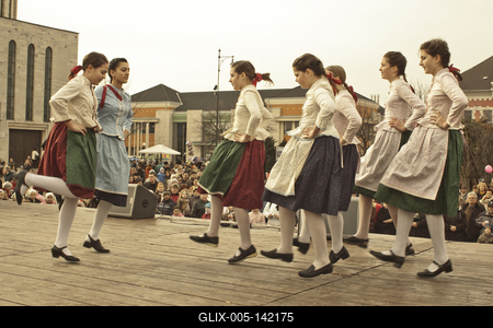 A busójárás, mint népszokási örökség, az UNESCO az Emberiség Szellemi Kulturális Örökség reprezentatív listájára került fel 2009-ben.-stock-foto