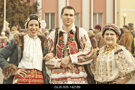 A busójárás, mint népszokási örökség, az UNESCO az Emberiség Szellemi Kulturális Örökség reprezentatív listájára került fel 2009-ben.-stock-foto