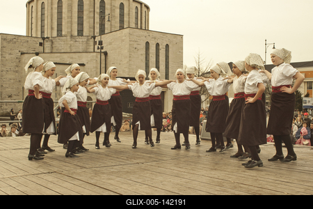 A busójárás, mint népszokási örökség, az UNESCO az Emberiség Szellemi Kulturális Örökség reprezentatív listájára került fel 2009-ben.-stock-foto