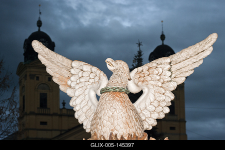 A debreceni nagytemplom-stock-foto