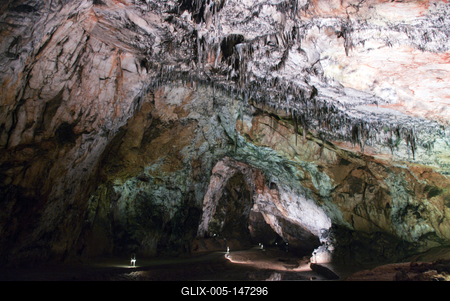 Az Aggteleki Nemzeti Park-stock-foto