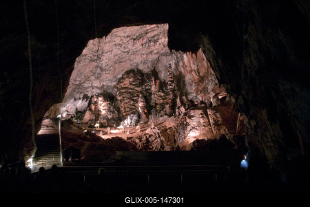 Az Aggteleki Nemzeti Park-stock-foto