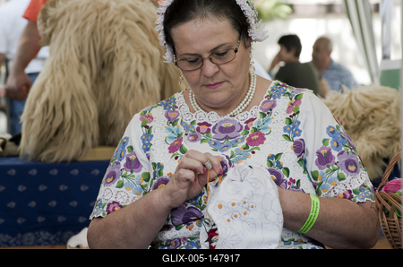 XX. Karcagi Birkafõzõ Fesztivál-stock-foto