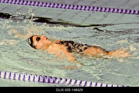 Illés Fanny paralimpiai úszónő-stock-foto