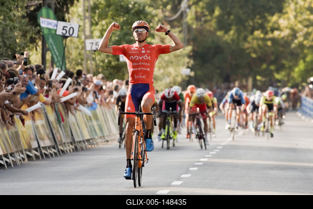TOUR DE HONGRIE 2018 HAJDUSZOBOSZLO-stock-foto