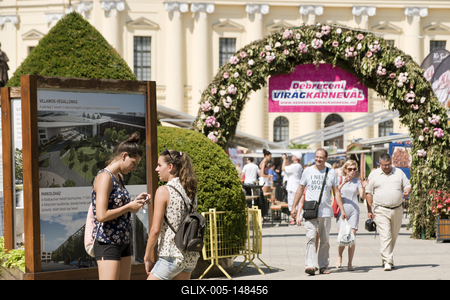 Flower Carnival 2018 Debrecen/Hungary-stock-foto