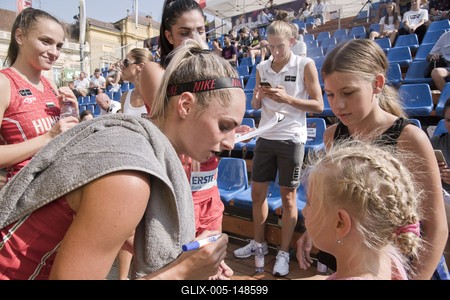 2018.09.01 FIBA 3x3 Basketbal lMaster World Tours Debrecen-stock-foto
