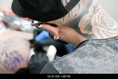 Tetováló Fesztivál Debrecen 2018-stock-foto