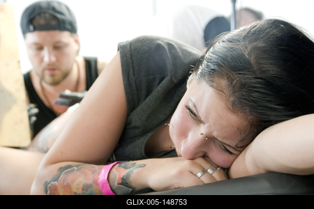 Tetováló Fesztivál Debrecen 2018-stock-foto