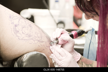 Tetováló Fesztivál Debrecen 2018-stock-foto