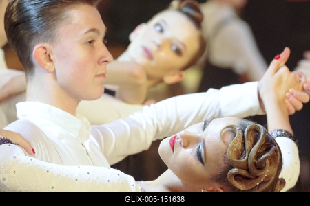 TÁNCSPORT MAGYAR BAJNOKSÁGOK HUNGARIAN DANCE OPEN februar 2-3 2019  MOM SPORT CENTER/BUDAPEST/HUNGARY-stock-foto