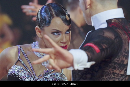 TÁNCSPORT MAGYAR BAJNOKSÁGOK HUNGARIAN DANCE OPEN februar 2-3 2019  MOM SPORT CENTER/BUDAPEST/HUNGARY-stock-foto