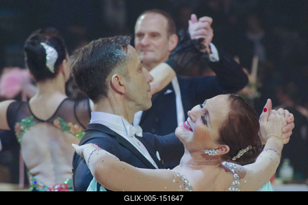 TÁNCSPORT MAGYAR BAJNOKSÁGOK HUNGARIAN DANCE OPEN februar 2-3 2019  MOM SPORT CENTER/BUDAPEST/HUNGARY-stock-foto