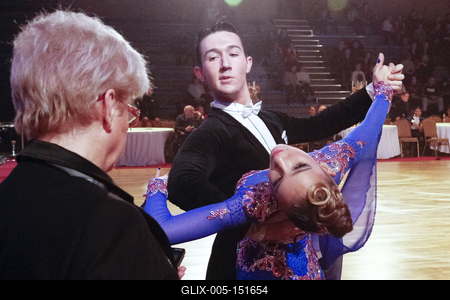 TÁNCSPORT MAGYAR BAJNOKSÁGOK HUNGARIAN DANCE OPEN februar 2-3 2019  MOM SPORT CENTER/BUDAPEST/HUNGARY-stock-foto