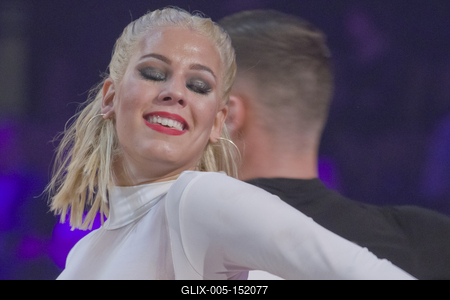 TÁNCSPORT MAGYAR BAJNOKSÁGOK HUNGARIAN DANCE OPEN februar 2-3 2019  MOM SPORT CENTER/BUDAPEST/HUNGARY-stock-foto