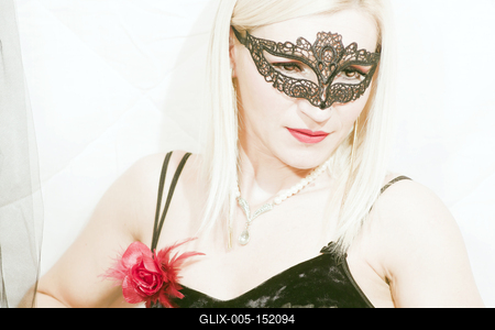 Farsangra készülve modell:Zita SzokolayMUA: Irma SándorHair: Mónika Pető-stock-foto