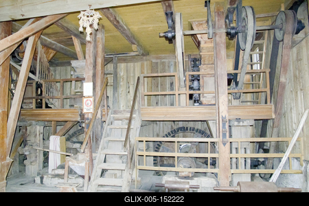 A túristvándi vízimalom a Szabolcs-Szatmár-Bereg megyei Túristvándiban található, a Túr egyik ágán (Öreg-Túr). A műemlék, még működőképes vízimalom ma múzeumként funkcionál és egész évben látogatható-stock-foto