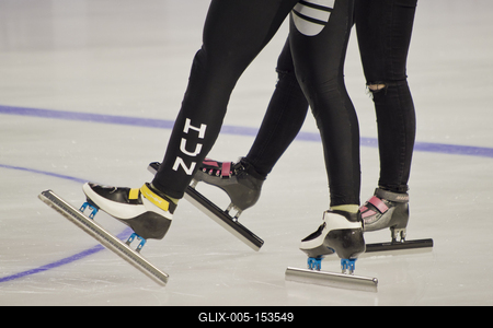 A 2020-as debreceni rövidpályás gyorskorcsolya Európa-bajnokság előtt, április 30-án nyílt edzést tartott a magyar válogatott a debreceni Főnix csarnokban.-stock-foto