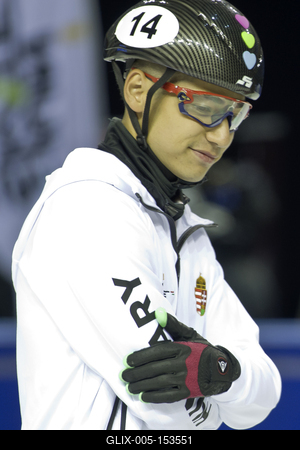 A 2020-as debreceni rövidpályás gyorskorcsolya Európa-bajnokság előtt, április 30-án nyílt edzést tartott a magyar válogatott a debreceni Főnix csarnokban.-stock-foto