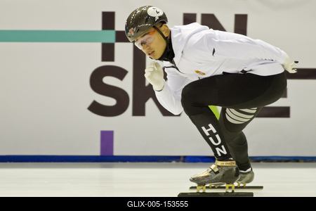 A 2020-as debreceni rövidpályás gyorskorcsolya Európa-bajnokság előtt, április 30-án nyílt edzést tartott a magyar válogatott a debreceni Főnix csarnokban.-stock-foto