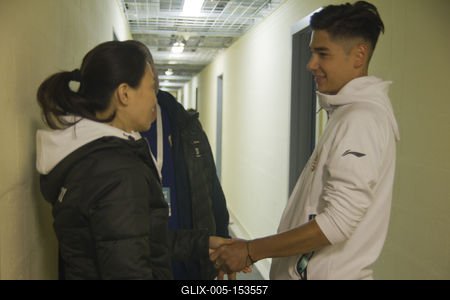 A 2020-as debreceni rövidpályás gyorskorcsolya Európa-bajnokság előtt, április 30-án nyílt edzést tartott a magyar válogatott a debreceni Főnix csarnokban.-stock-foto