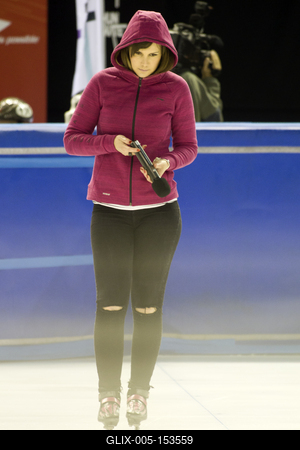 A 2020-as debreceni rövidpályás gyorskorcsolya Európa-bajnokság előtt, április 30-án nyílt edzést tartott a magyar válogatott a debreceni Főnix csarnokban.-stock-foto