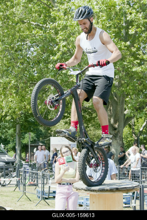 Hungarian Trial Bike CUP 2019 DEBRECEN-stock-foto