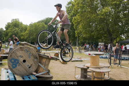 Hungarian Trial Bike CUP 2019 DEBRECEN-stock-foto