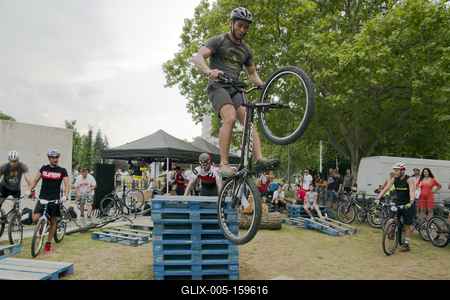 Hungarian Trial Bike CUP 2019 DEBRECEN-stock-foto