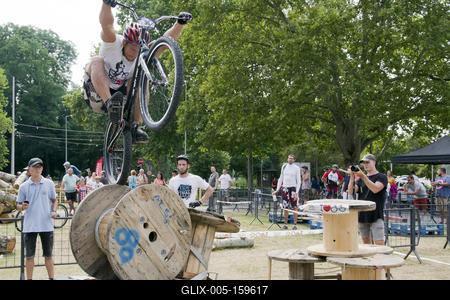 Hungarian Trial Bike CUP 2019 DEBRECEN-stock-foto