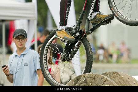 Hungarian Trial Bike CUP 2019 DEBRECEN-stock-foto